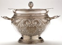 Lot 1166 - A 20th Century Continental silver two-handled...