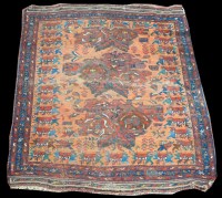 Lot 1335 - An antique Afshar rug, decorated with...