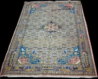 Lot 1346 - A Mehraban carpet, central diamond shaped...
