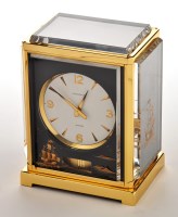 Lot 1373 - Jaeger LeCoultre Atmos 'Marina': a lacquered...