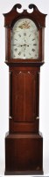 Lot 1377 - Johnstone, Langholm: a George III oak longcase...