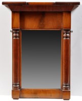 Lot 1396 - A Victorian mahogany pier glass, with...