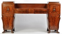 Lot 1404 - *A Regency mahogany sideboard, in the Scottish...