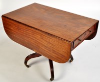 Lot 1415 - *A late Georgian mahogany Pembroke table, with...