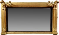Lot 1421 - *A Regency wall mirror, the rectangular plate...