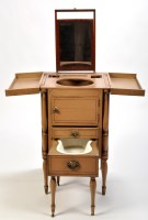 Lot 1428 - *A 19th Century washstand, with later painted...