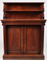Lot 1439 - An early Victorian mahogany chiffonier, with...