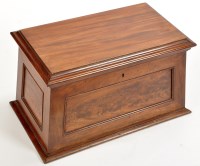 Lot 1462 - A mahogany sarcophagus-shaped wine cooler, the...