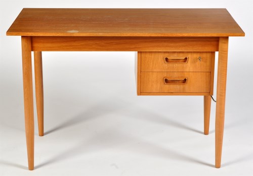 Lot 46 - Gunnar Nielsen Tibergaard: a Danish teak desk,...