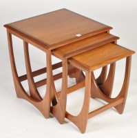 Lot 55 - G-Plan: a nest of three teak occasional tables,...