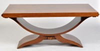 Lot 84 - A mid 20th Century teak dining table, the...