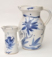 Lot 123 - Bryan Dewbury: a large Studio Pottery jug,...