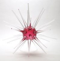 Lot 150 - Svaja: ''Big Bang'': a glass ornament, with...