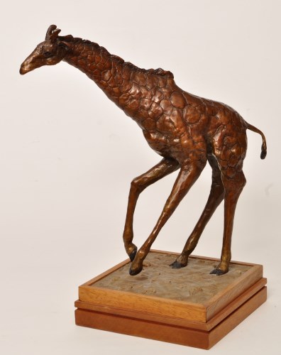 Lot 174 - Hugh Russel: a patinated bronze figure of a...