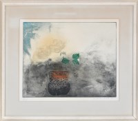 Lot 202 - Kaiko Moti ''Roses'' signed in pencil and...