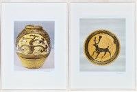 Lot 215A - *After Bernard Leach Charger, and Jar signed...