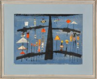 Lot 220 - *Michael Rothenstein ''Christmas Tree'' with...