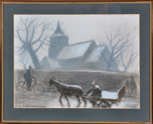 Lot 312 - *Norman Stansfield Cornish ''Misty Morning'' -...