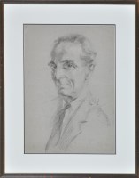 Lot 317 - *Stephen Ward Portrait study of a man signed...
