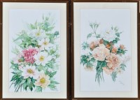 Lot 324 - *Pamela Shears Flower Studies signed...