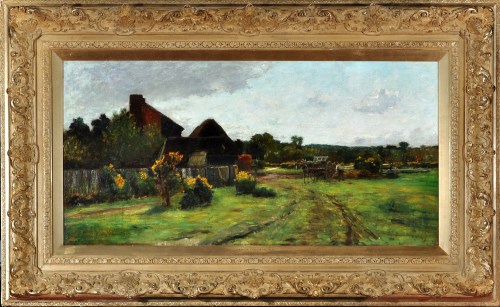 Lot 332 - *John Leslie Thomson A country scene with a...