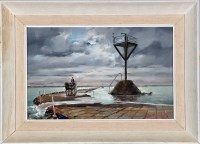 Lot 337 - *Yvon Dieulafe ''The Cobb-Lyme Regis''. signed...