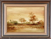 Lot 365 - *Norman Robins Landscape with trees and birds...