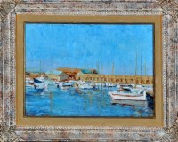 Lot 393 - *Sidney Smith ''Antibes - The Harbour'' signed;...