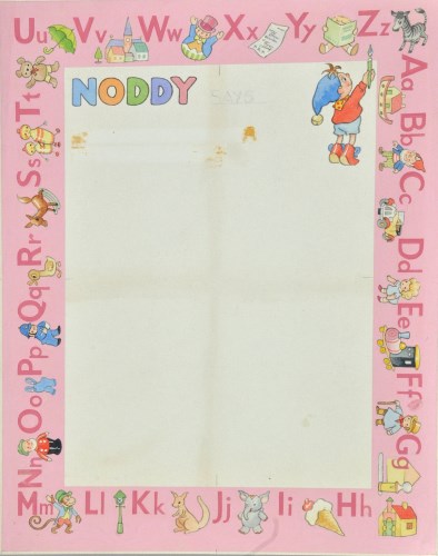 Lot 27 - Relating to Blyton (Enid) A page of original...