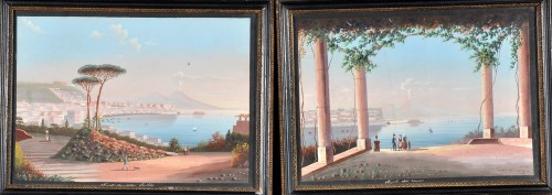 Lot 49 - 19th Century Neapolitan School Views of Naples...