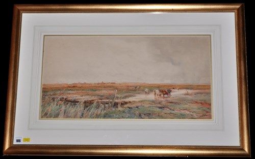 Lot 106 - Claude Hayes (1852-1922) An East Anglian...