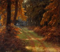 Lot 129 - Ernest O'Cooke (late 19th Century) ''The Glade'...