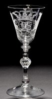 Lot 226 - An armorial goblet of the 'Newcastle' type,...