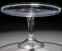 Lot 284 - A tazza raised on a pedestal stem with domed...