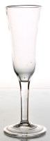 Lot 305 - Plain stem ale glass, tall round funnel or...