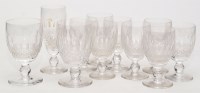 Lot 322 - Part suite of Waterford crystal table glasses,...