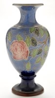 Lot 347 - Doulton Lambeth cloisonne style vase,...