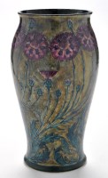 Lot 351 - Morrisware tube-lined vase signed ''G....