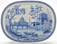 Lot 368 - Spode 'Tiber' pattern meat dish, length 53cms,...