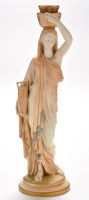 Lot 373 - Royal Worcester blush ivory figure of a...