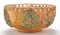 Lot 374 - Royal Worcester blush ivory moulded bowl, the...