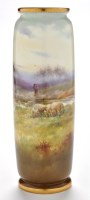 Lot 379 - Royal Doulton elongated vase, signed Joe...