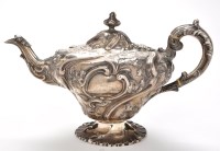 Lot 519 - A Victorian teapot, by James Mackay, Edinburgh...