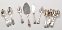 Lot 522 - Six William IV teaspoons, by William Theobalds,...