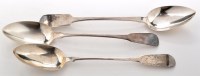 Lot 523 - A William IV gravy spoon, by William Woodman,...