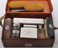 Lot 541 - An Edwardian leather dressing case, by Charles...