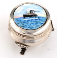 Lot 550 - Of Maritime interest: a George V jar and cover,...