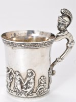 Lot 558 - An early 19th Century Russian silver cup,...