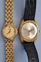 Lot 576 - Raymond Weil, Geneva: a ladies giltmetal dress...