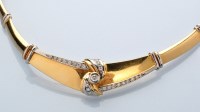 Lot 635 - A diamond, yellow metal and white metal...